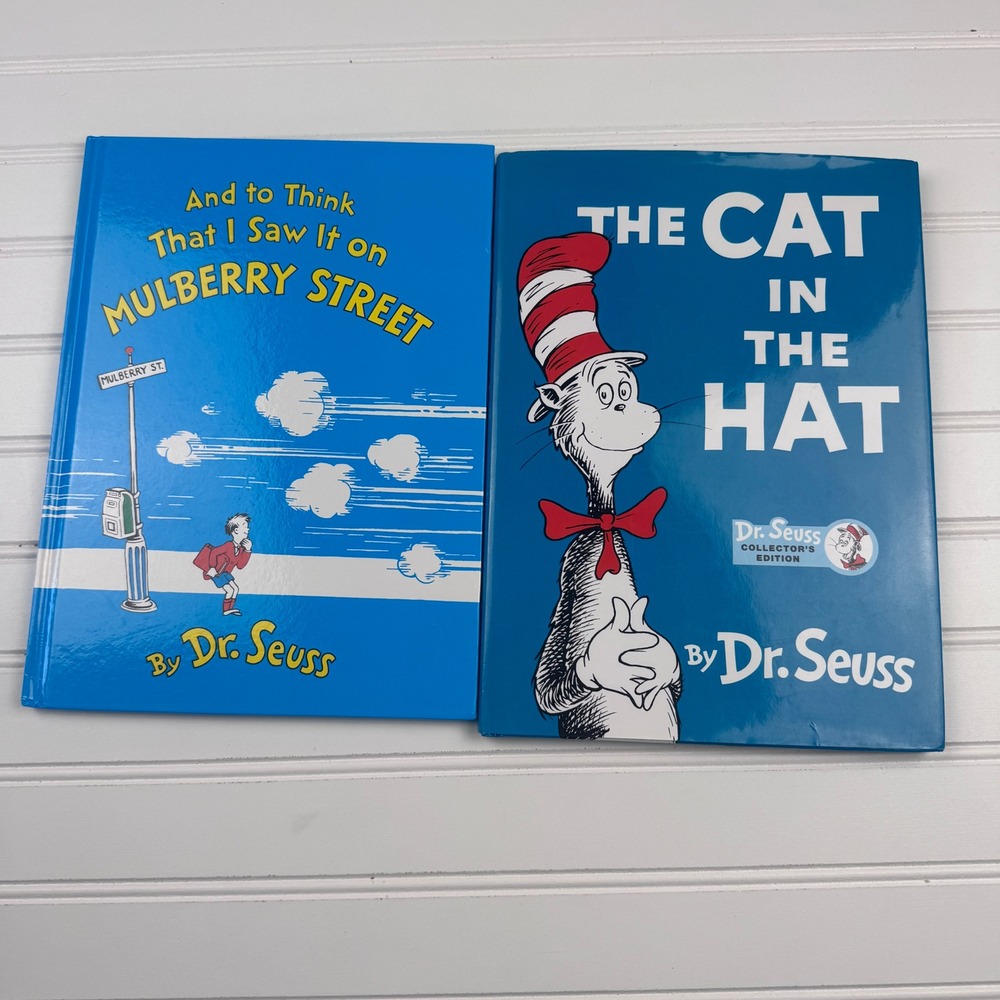 Dr. Suess And to Think I saw it on Mulberry Street Hardback Kohls Cares Cat Hat